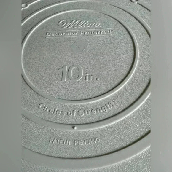 COPY - Wilton vintage acrylique cake stand  10 inches - Picture 3 of 5